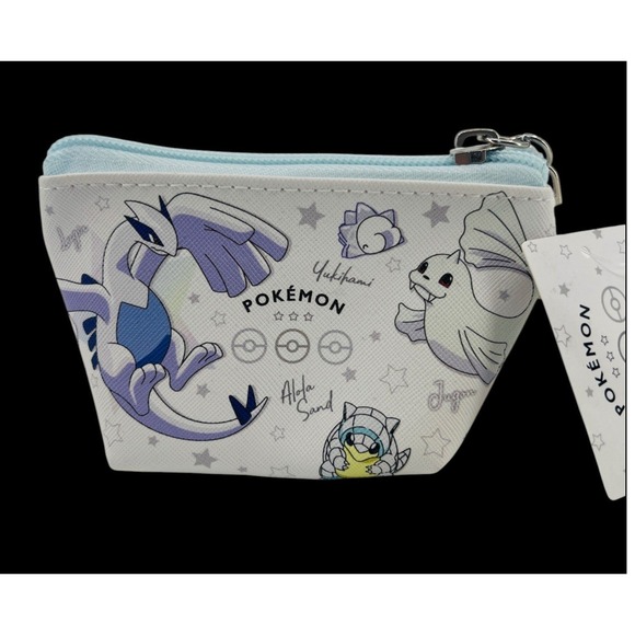 Pokemon Handbags - Pokemon Center Triangle Mini Coin Pouch Wallet Keychain Japan Exclusive NWT